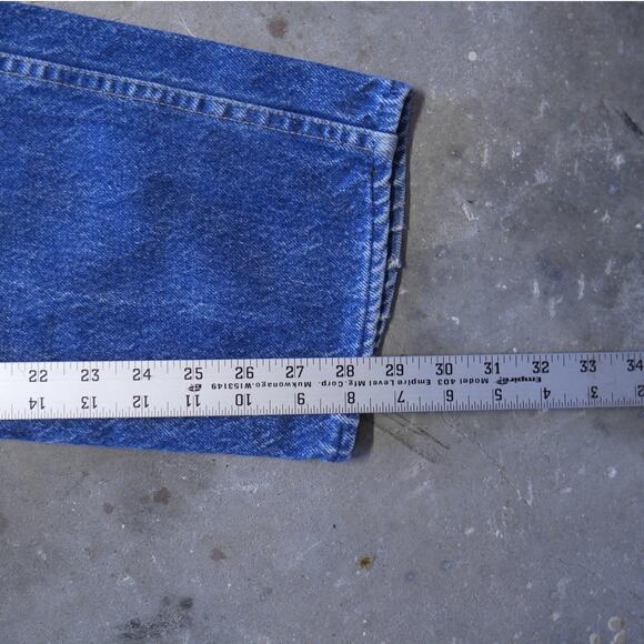 Vintage 90s Wrangler rugged Wear Made In USA Blue Jeans - Picture 6 of 8